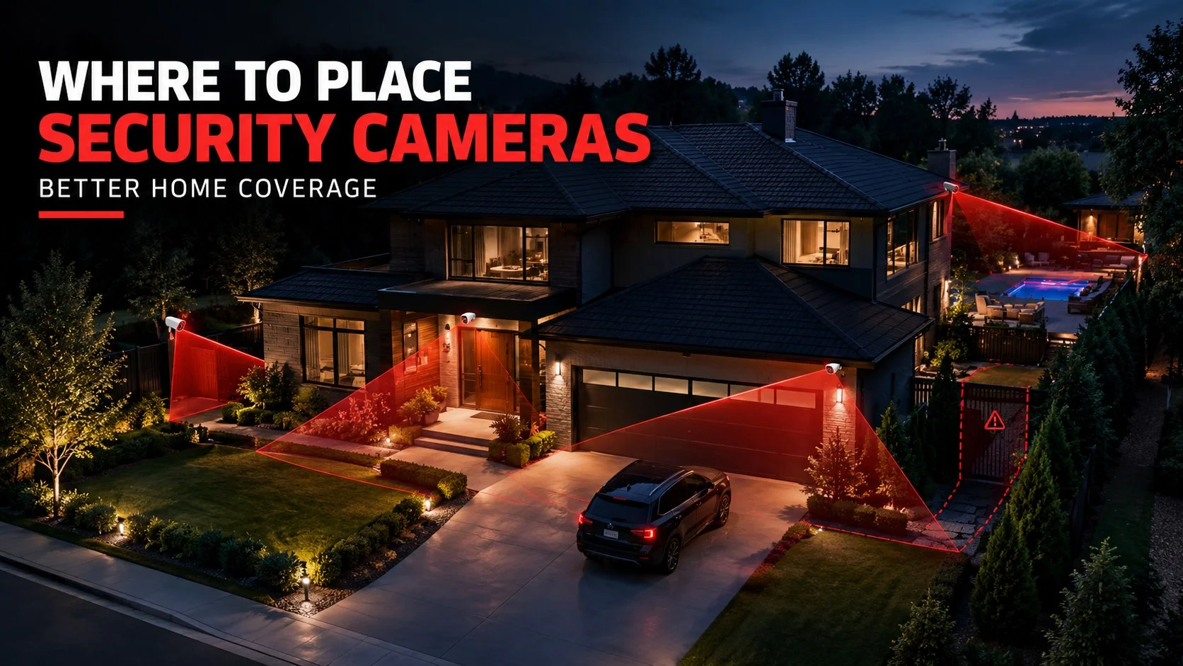 Where to place security cameras